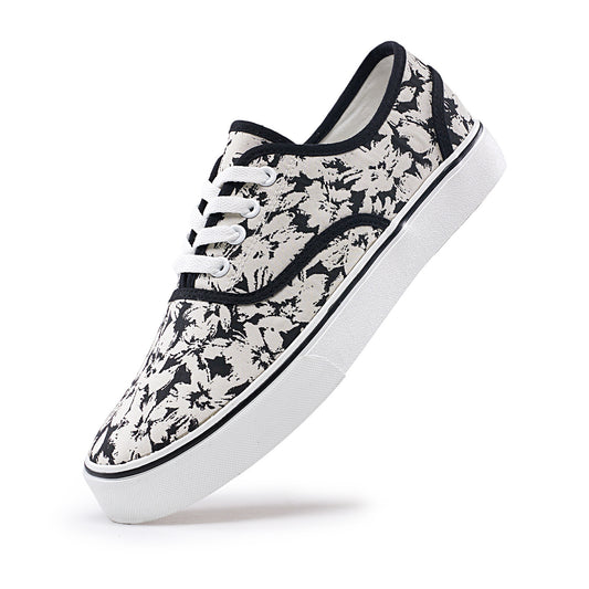 Chaussures en toile à lacets pour femmes, style décontracté